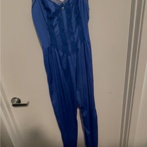 Elegant Blue Women's Pajama Set